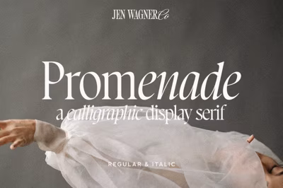 Promenade | A Calligraphic Serif Free Download