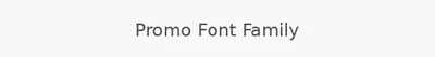 Promo Font Family