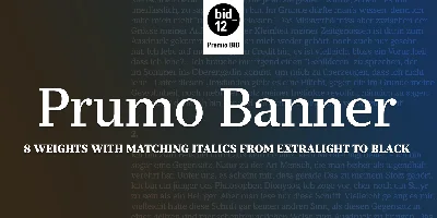 Prumo Banner Font