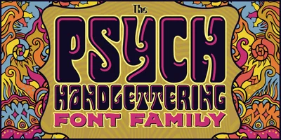 Psych Handlettering Font