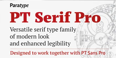 PT Serif Pro Font