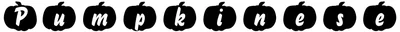 Pumpkinese Font