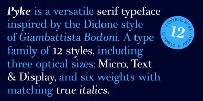 Pyke Font