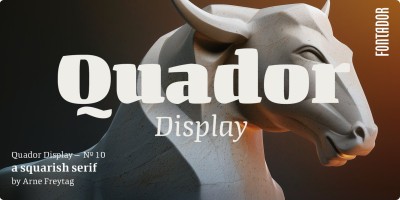 Quador Display Font