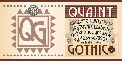 Quaint Gothic SG Font