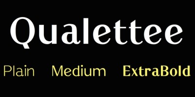 Qualettee Font