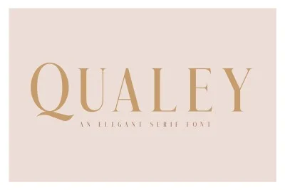 Qualey - Elegant Serif Font