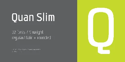 Quan Slim Font