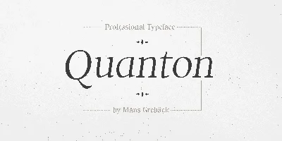 Quanton Font