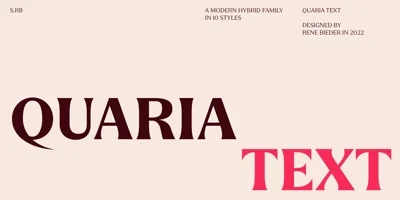 Quaria Text Font