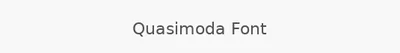 Quasimoda Font