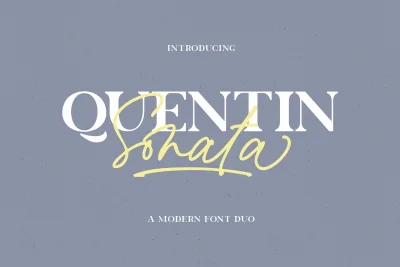 Quentin Sonata - Font Duo