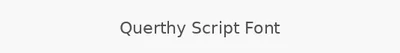 Querthy Script Font