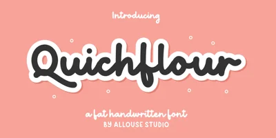 Quichflour Font