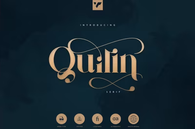 Quilin Serif - latin and cyrillic Free Download