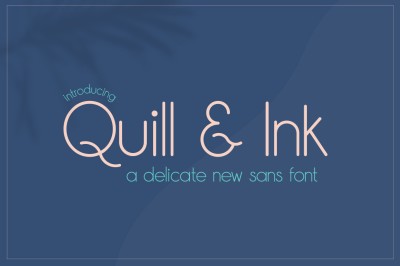 Quill & Ink Sans Font