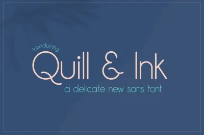 Quill & Ink Sans Font