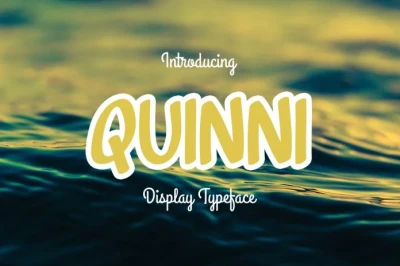 Quinni Typeface Free Download
