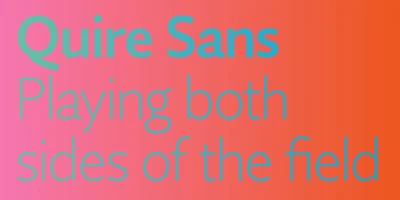 Quire Sans Font