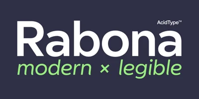 Rabona Font