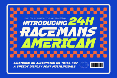 Racemans American Speedy Display Font