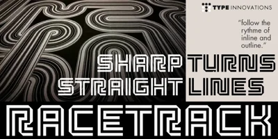 Racetrack Font
