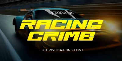 Racing Crime Font