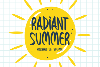 Radiant Summer Typeface Free Download