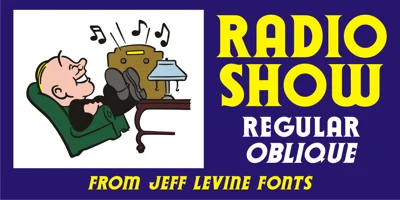 Radio Show JNL Font