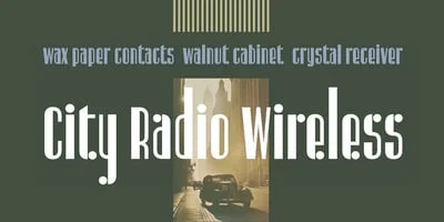 Radiogram Font