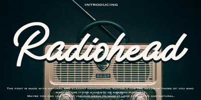Radiohead Font