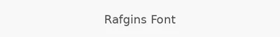 Rafgins Font