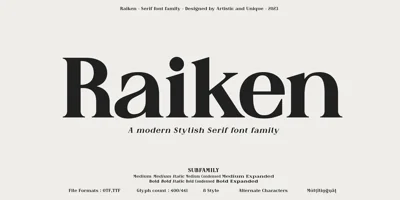 Raiken Font