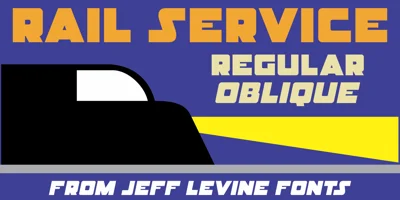 Rail Service JNL Font