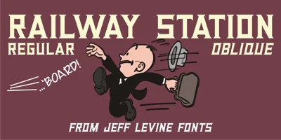 Railway Station Font