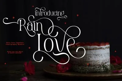Rain Love Font