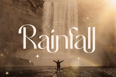 Rainfall - Elegant Display Font Free Download