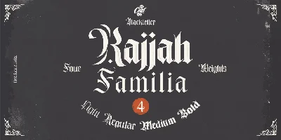 Rajjah Familia Font