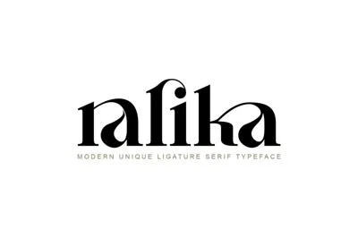 Ralika Ligature Serif Typeface