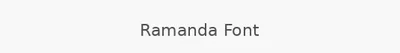 Ramanda Font
