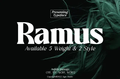 Ramus - Minimalist Classic Serif Font