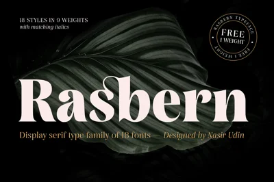 Rasbern — 18 Fonts