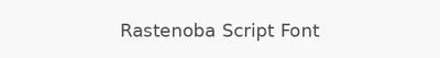 Rastenoba Script Font