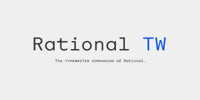 Rational TW Free Font Font