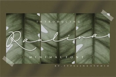 Raulina // Minimal font