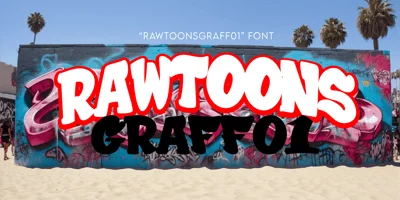 Rawtoons Graff01 Font