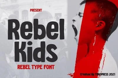 Rebel Kids - Modern rebel font