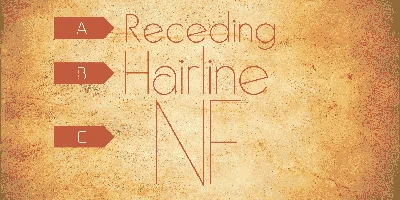 Receding Hairline NF Font