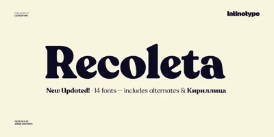 Recoleta Font