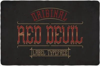 Red Devil Typeface
